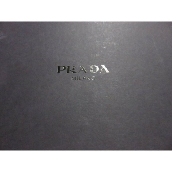 PRADA Calzature Donna Pelle Navy Blue Spazzolato Italian Leather Loafer IT 36.5 - Picture 13 of 13